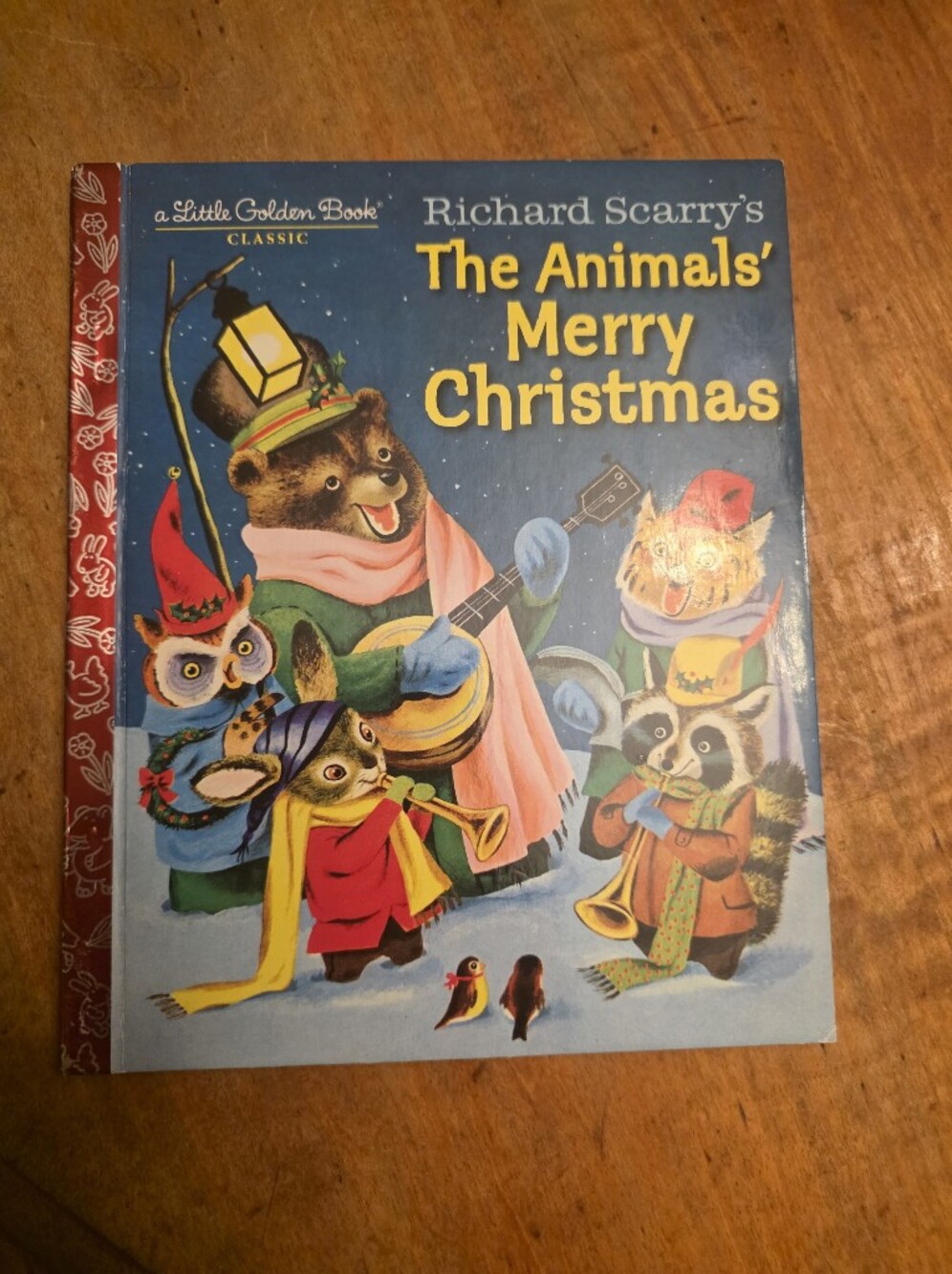Little Golden Book - Richard Scarry's The Animals' Merry Christmas 2024 Red Foil